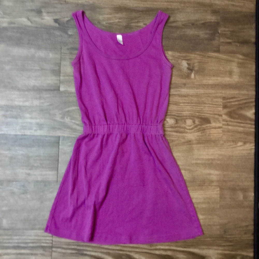 American Apparel Baby Rib Mini Shift Dress - S